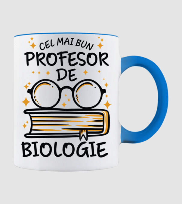 Cel mai profesor biologie model albastru deschis pe tricou