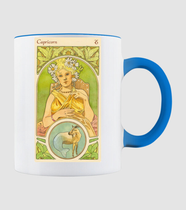 Horoscop Tarot CAPRICORNUL model albastru deschis pe tricou