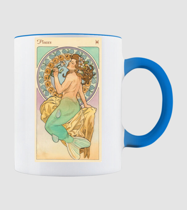 Horoscop Tarot PESTI model albastru deschis pe tricou