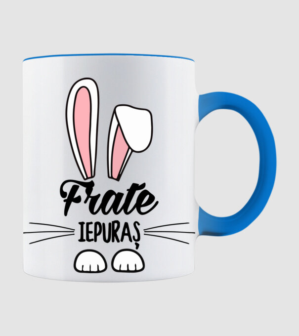 iepuraș frate model albastru deschis pe tricou
