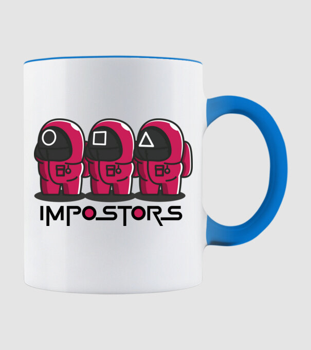 impostors squid game model albastru deschis pe tricou