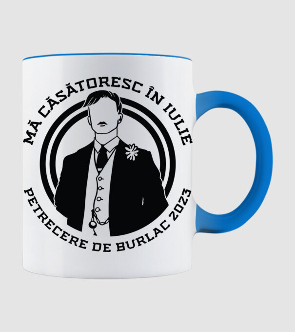 mă căsătoresc în iulie model albastru deschis pe tricou