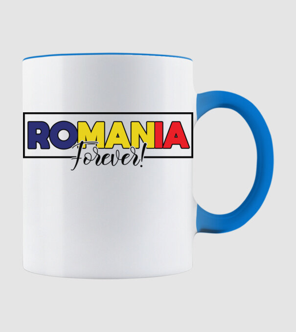 Romania forever model albastru deschis pe tricou