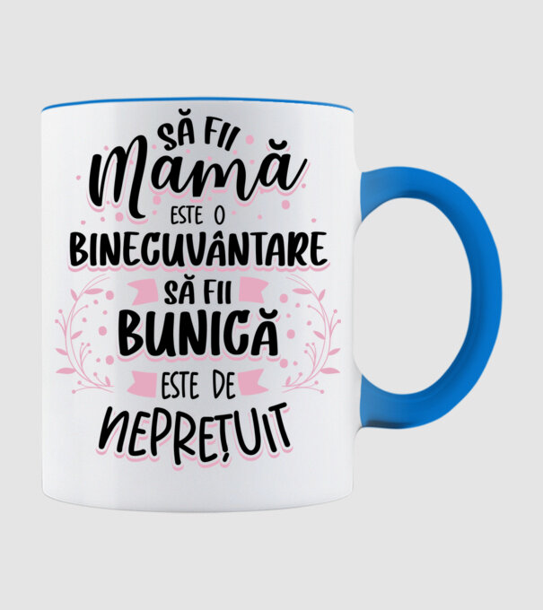 Să fii bunică este neprețuit model albastru deschis pe tricou