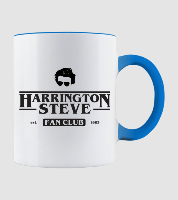 steve harrington fan club model albastru deschis pe tricou