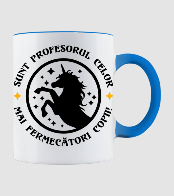 Sunt profesorul celor mai fermecători copii model albastru deschis pe tricou