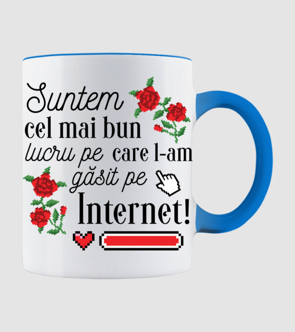 Suntem cel mai bun lucru pe care l-am găsit pe internet model albastru deschis pe tricou