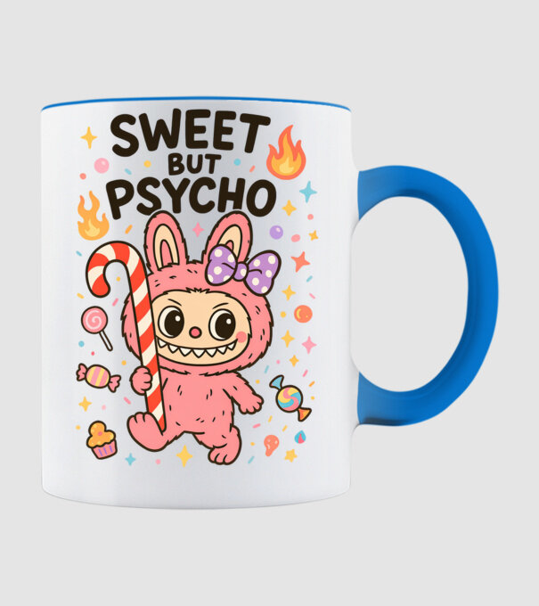 Sweet but psycho model albastru deschis pe tricou
