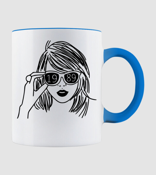 Taylor Swift 1989 model albastru deschis pe tricou