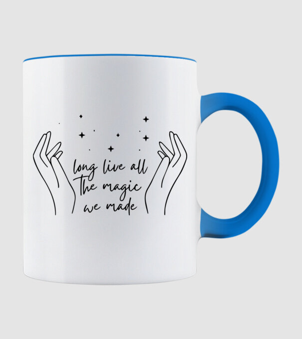 Taylor Swift long live all the magic we made model albastru deschis pe tricou