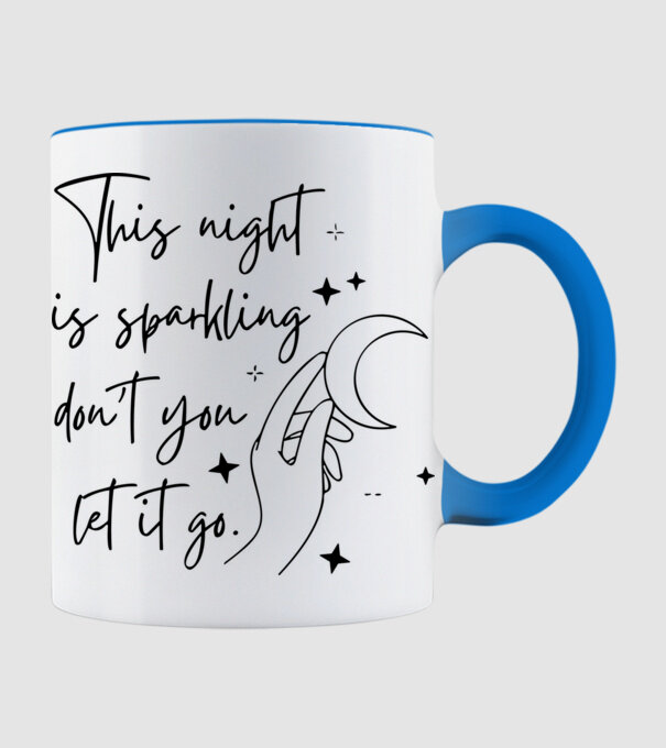 Taylor Swift this night model albastru deschis pe tricou