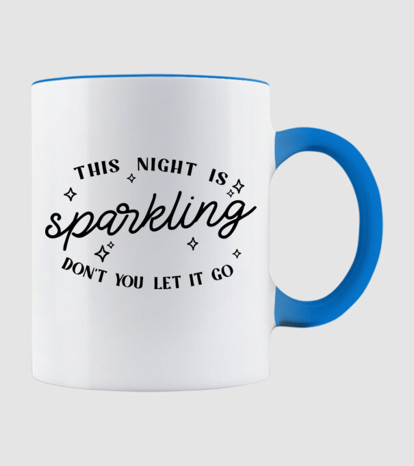 Taylor Swift This night is sparkling model albastru deschis pe tricou