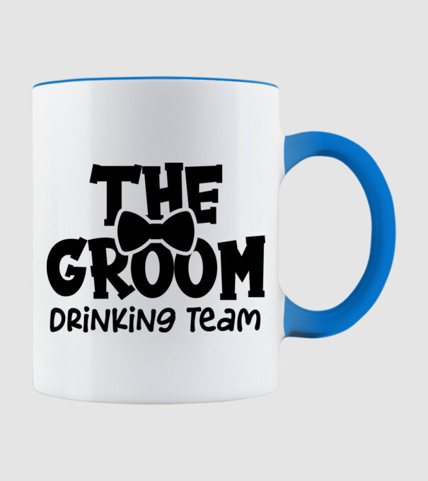 The Groom model albastru deschis pe tricou
