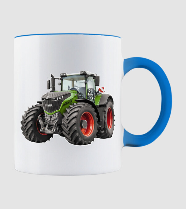 TRACTOR model albastru deschis pe tricou