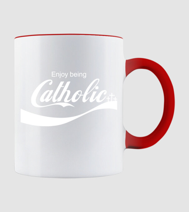 ChatoliCoke model roșu pe tricou
