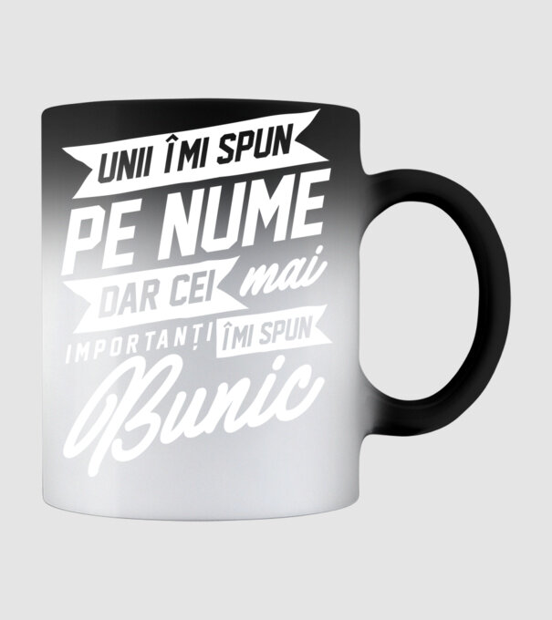 Unii îmi spun pe nume, dar cei mai importanți îmi spun bunic model negru pe tricou