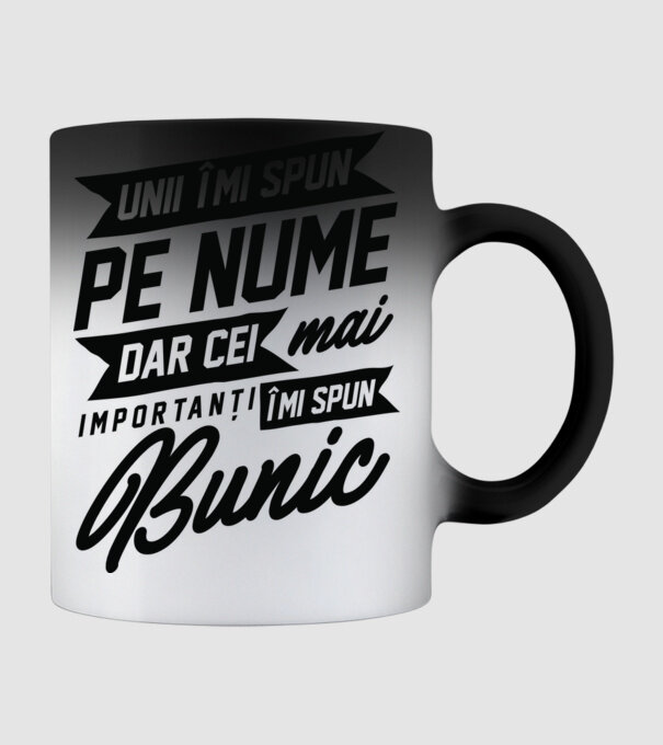 Unii îmi spun pe nume, dar cei mai importanți îmi spun bunic model negru pe tricou
