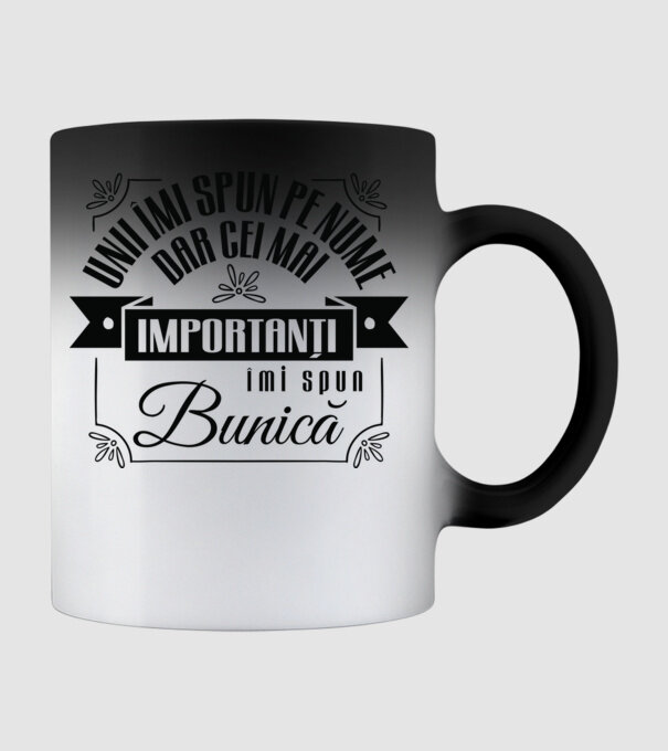 Unii îmi spun pe nume, dar cei mai importanți îmi spun bunică model negru pe tricou