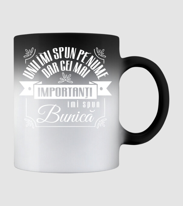 Unii îmi spun pe nume, dar cei mai importanți îmi spun bunică model negru pe tricou