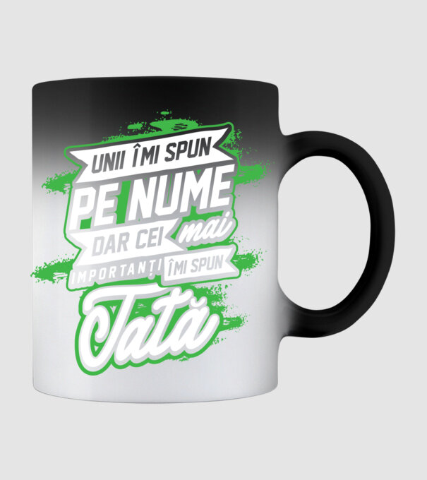 Unii îmi spun pe nume, dar cei mai importanți îmi spun tată model negru pe tricou