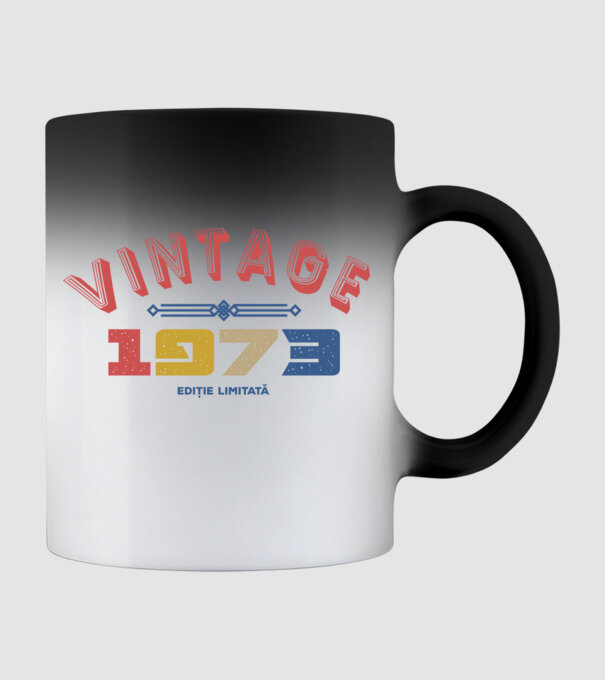 1973 Ediție limitată model negru pe tricou