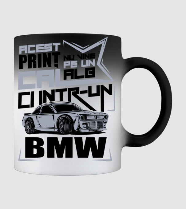 Acest prinț nu vine pe un cal alb, ci într-un BMW model negru pe tricou