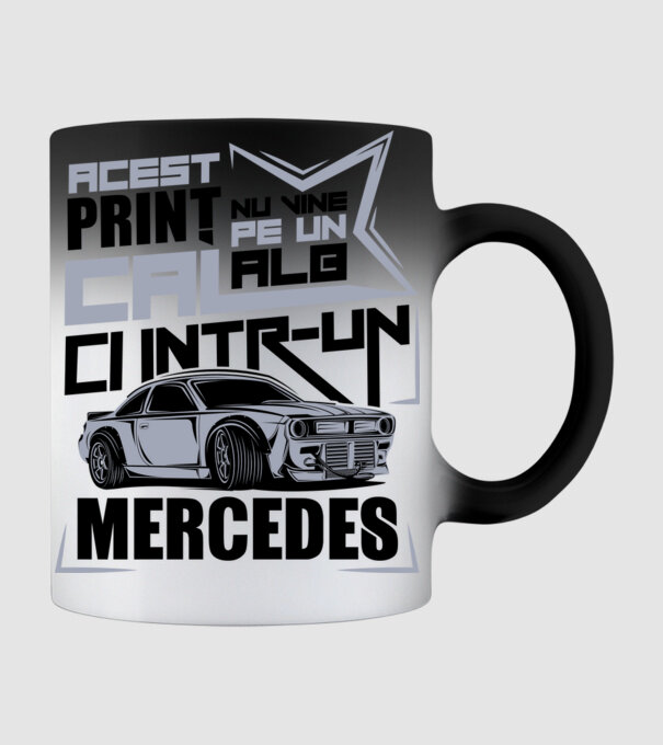 Acest prinț nu vine pe un cal alb, ci într-un Mercedes model negru pe tricou