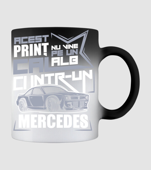 Acest prinț nu vine pe un cal alb, ci într-un Mercedes model negru pe tricou