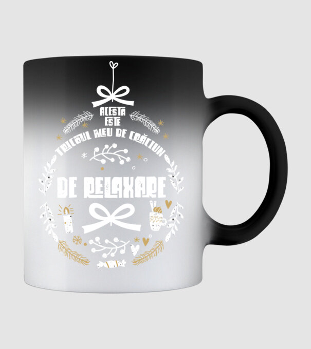 acesta este tricoul meu de Crăciun_ de relaxare model negru pe tricou