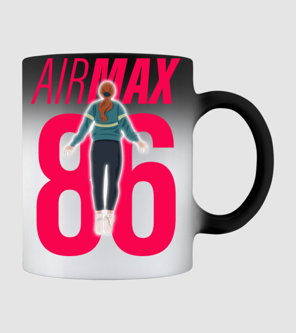 air max 86 stranger things model negru pe tricou