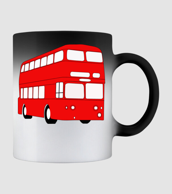 Autobuze model negru pe tricou