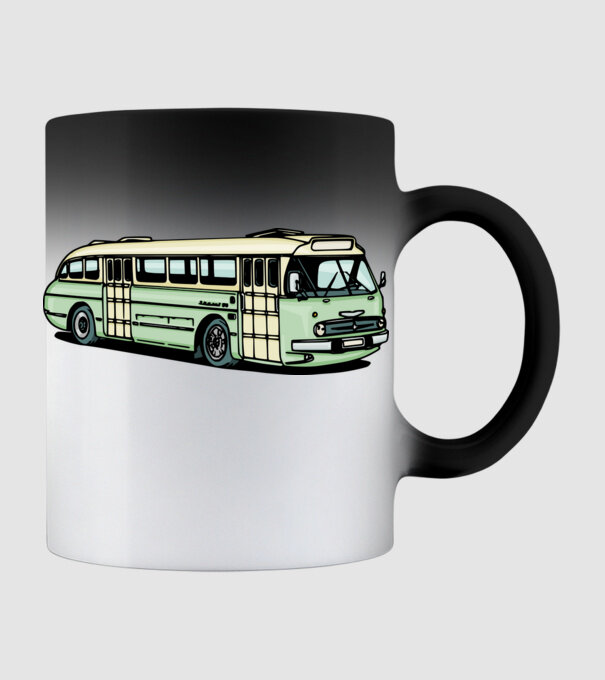Autobuze model negru pe tricou
