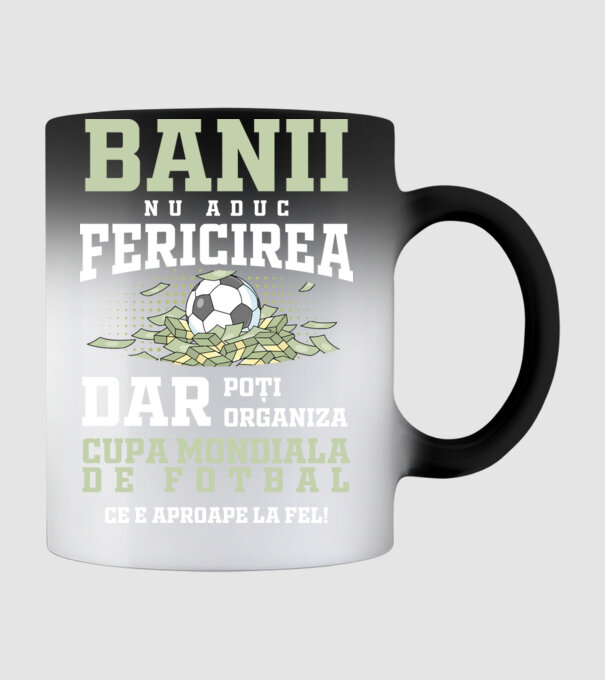 Banii nu aduc fericirea model negru pe tricou