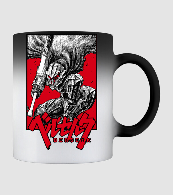 Berserk Guts model negru pe tricou