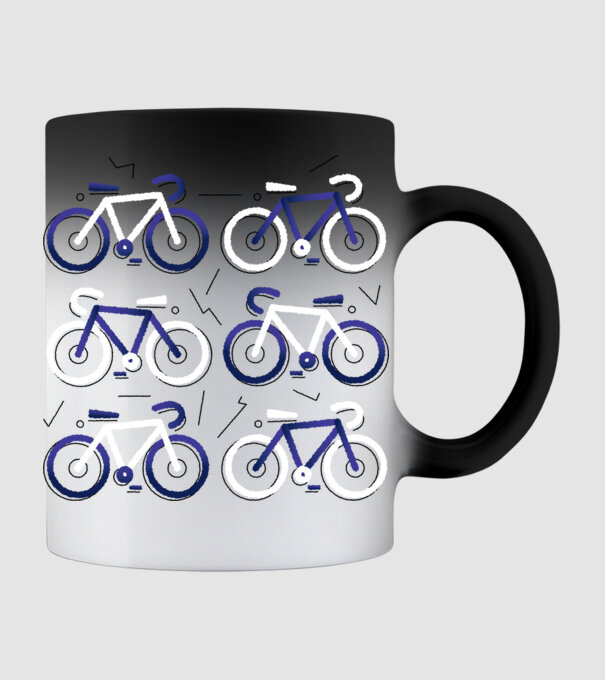 Bikes model negru pe tricou