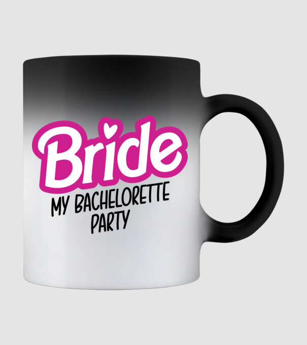 Bride Barbie model negru pe tricou