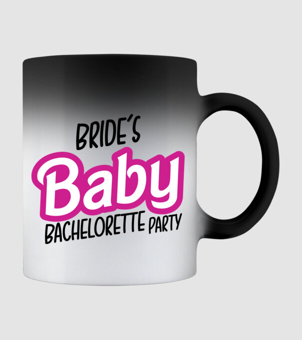 Bride Barbies baby model negru pe tricou
