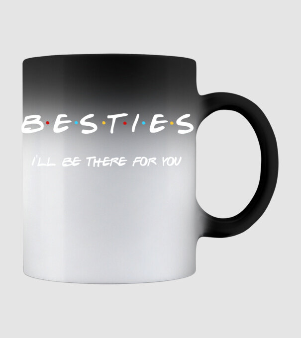 Bride Friends Besties model negru pe tricou