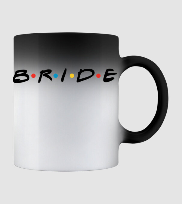 Bride Friends style drk model negru pe tricou
