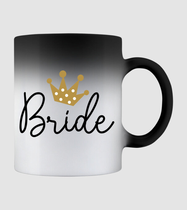 Bride princess model negru pe tricou