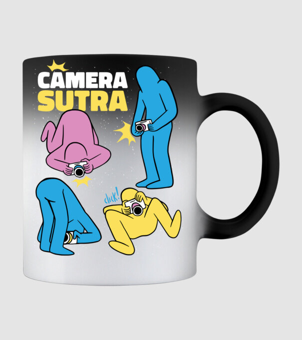 Camera sutra 2 model negru pe tricou