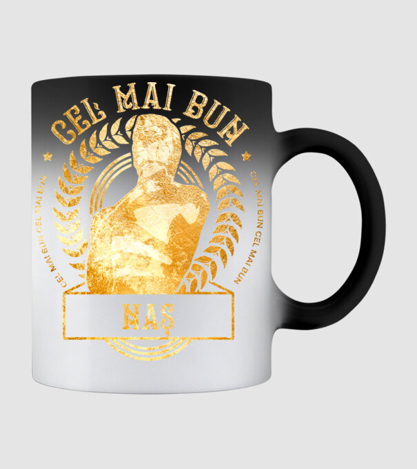 Cel mai bun naș model negru pe tricou