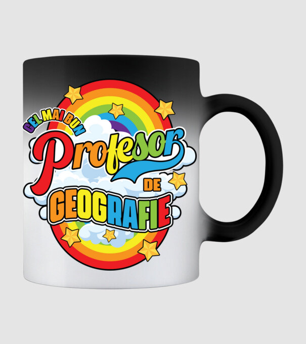 Cel mai bun de geografie model negru pe tricou