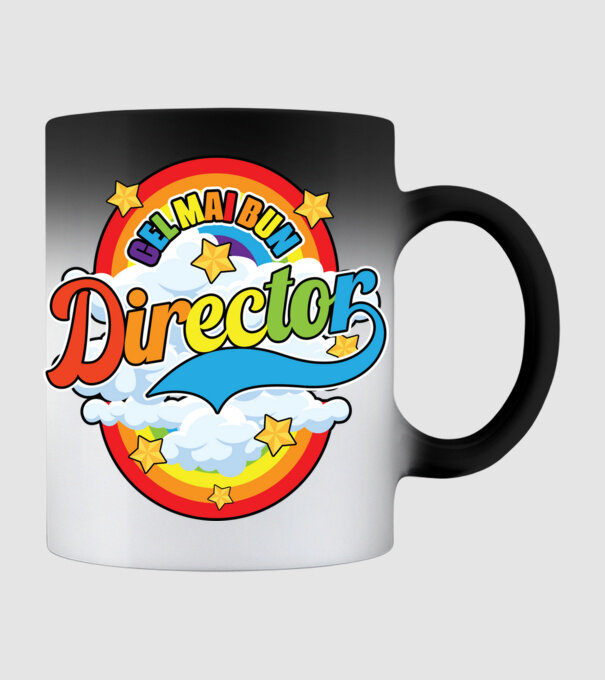 Cel mai bun director model negru pe tricou