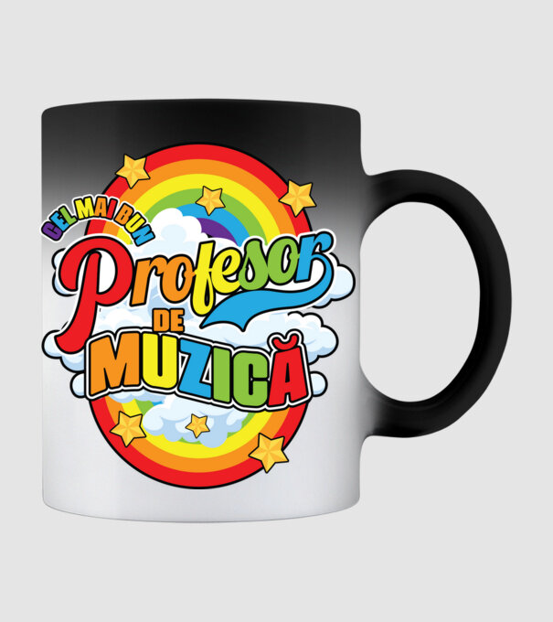 Cel mai bun profesor de muzică model negru pe tricou