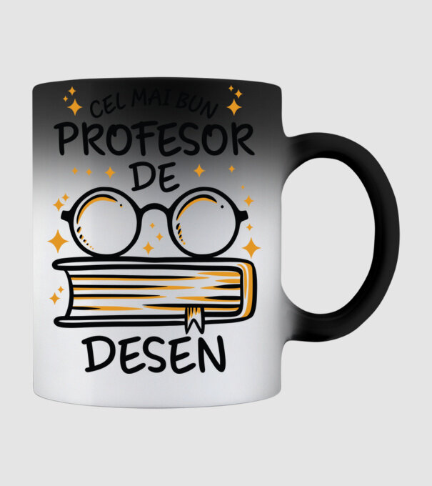 Cel mai profesor de desen model negru pe tricou
