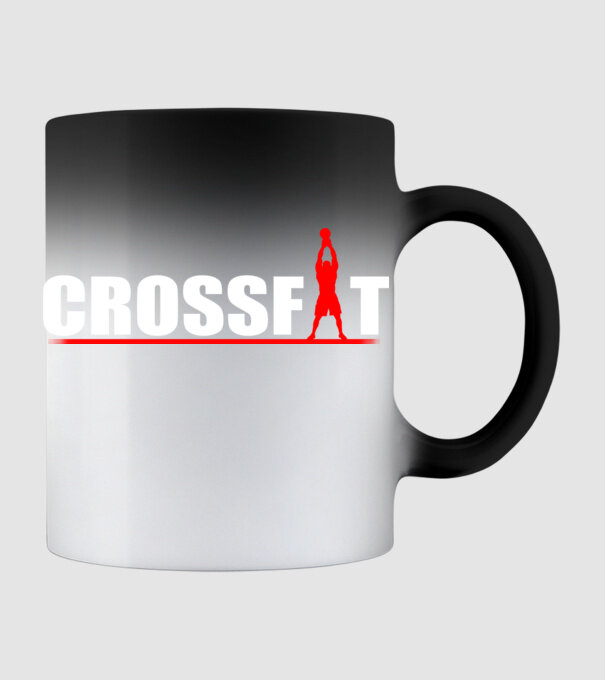 Crossfit model negru pe tricou