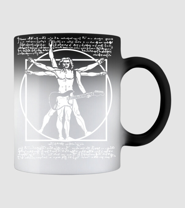Da Vinci model negru pe tricou