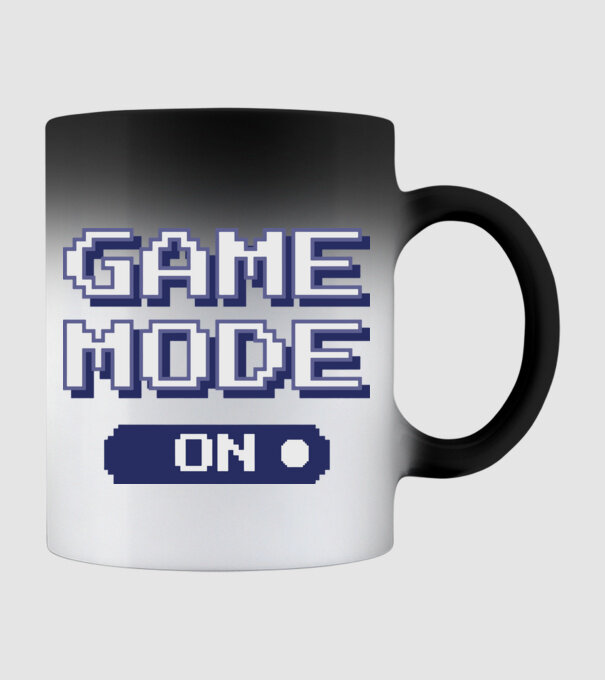 Gamer - Game mode on model negru pe tricou