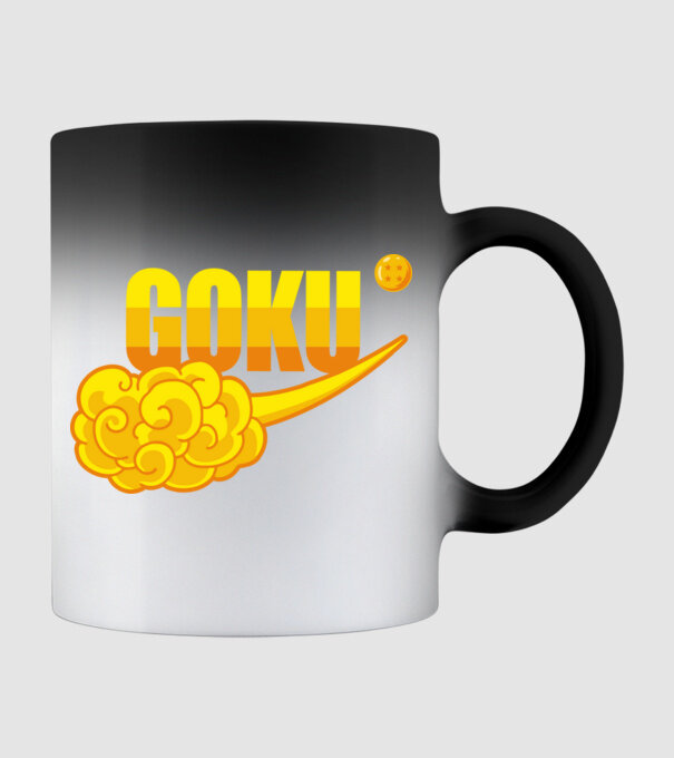 goku cloud model negru pe tricou